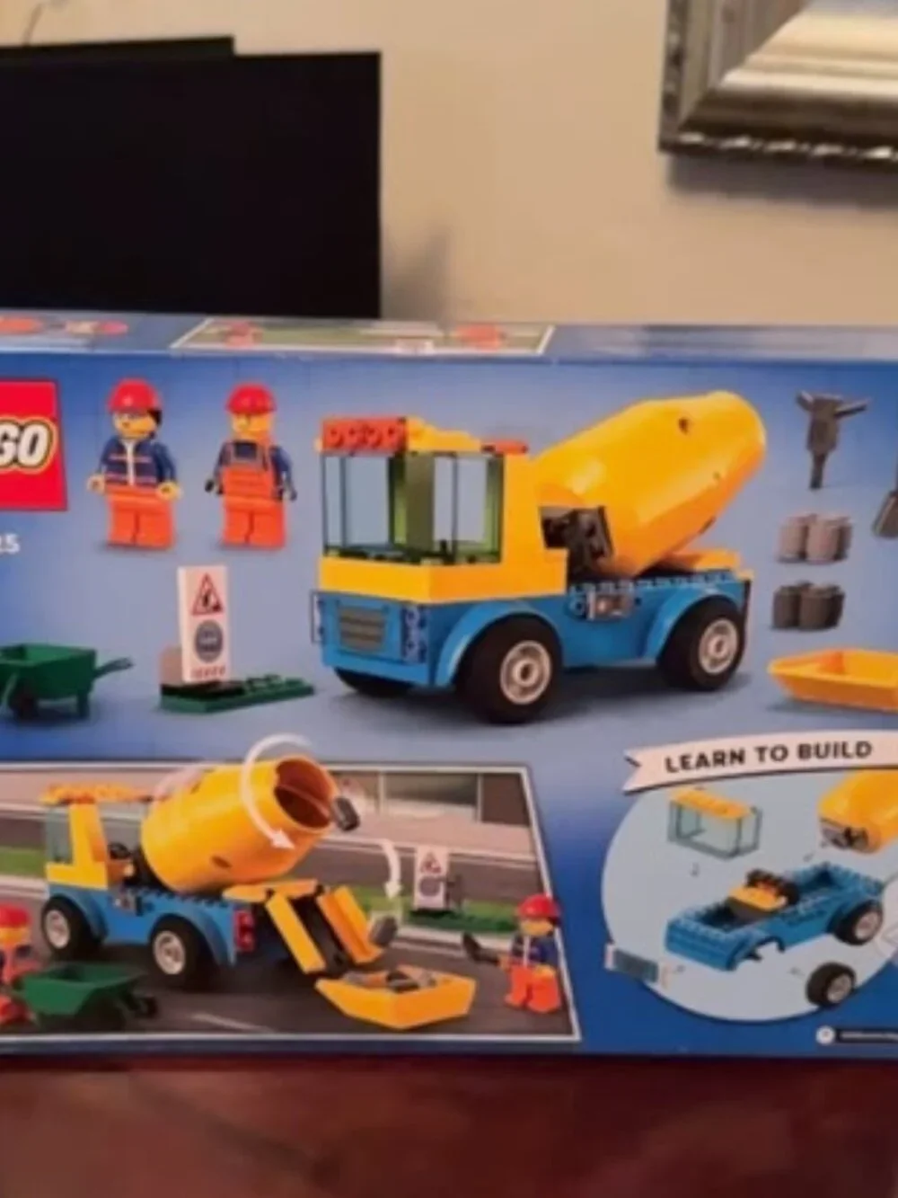 LEGO City Cement Mixer Truck Building Toy (unopened)
